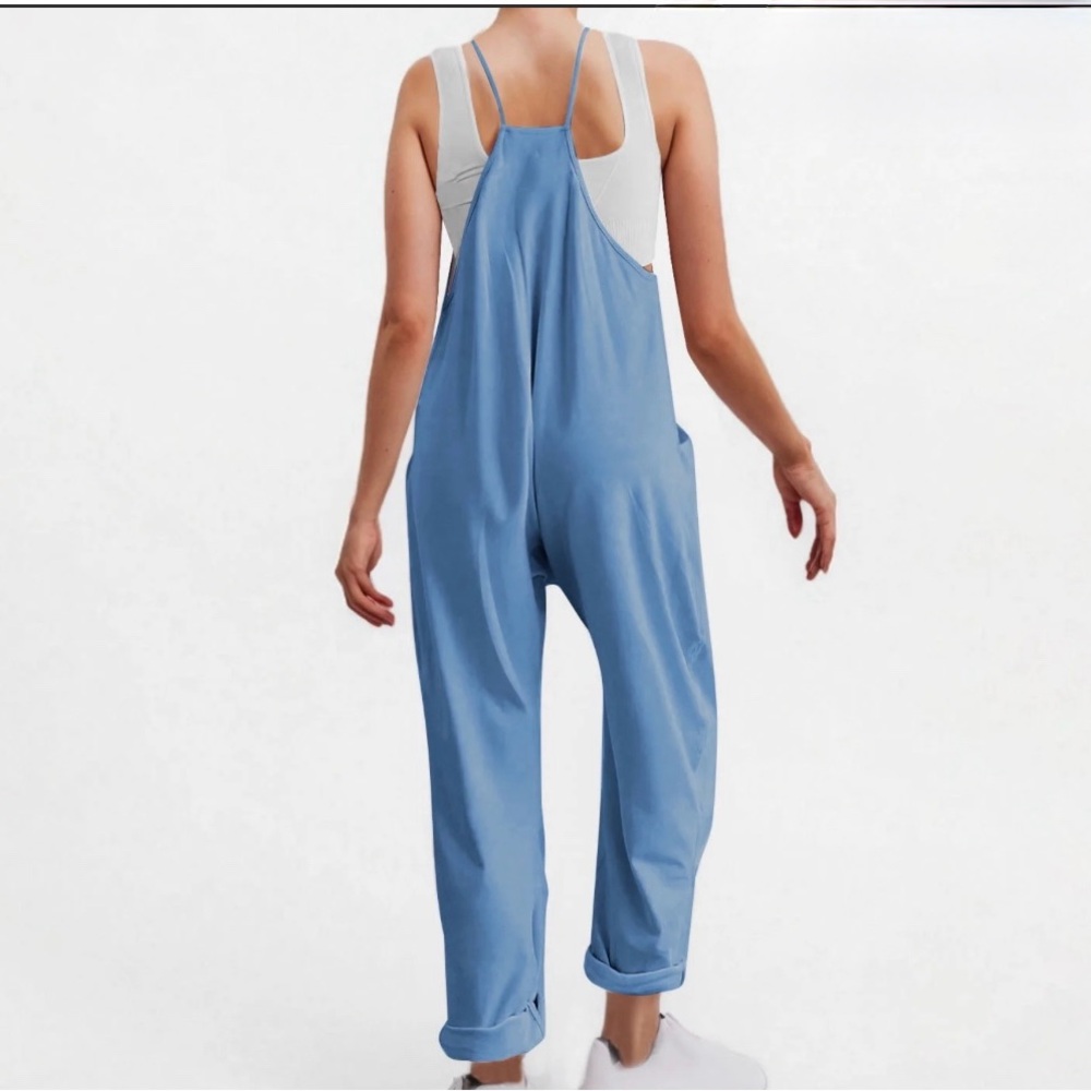 Blue Women's Comfy Jumpsuit NWOT - size Small - Picture 2 of 2